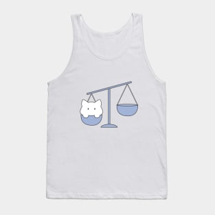 Libra Cat Zodiac Sign Tank Top